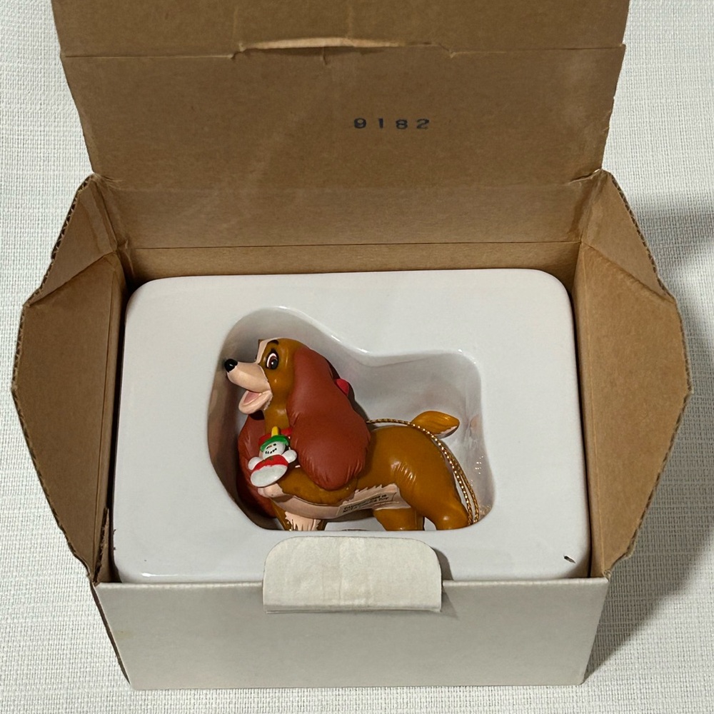 Vintage Disney Lady Ornament Grolier’s Christmas Magic - Picture 2 of 3